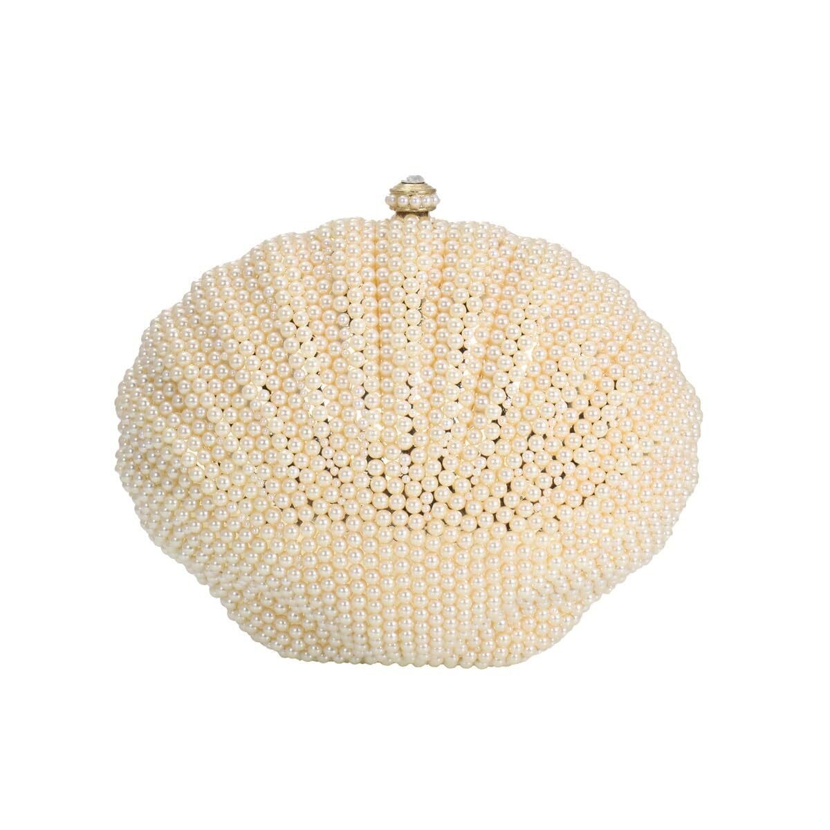 5054 Elegant Shell Shaped Pearl Evening Clutch Bag Fashion Chain Handbag